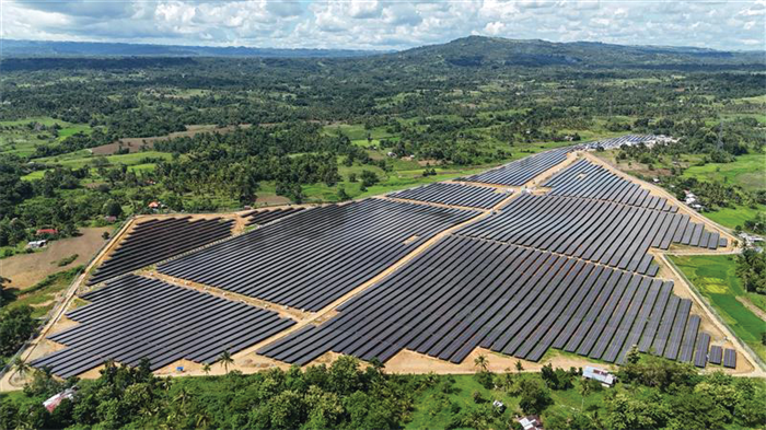 Photo of the 27MWdc utility-scale solar?installation powering sustainable tourism?in Bohol, Philippines?